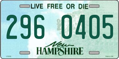 NH license plate 2960405