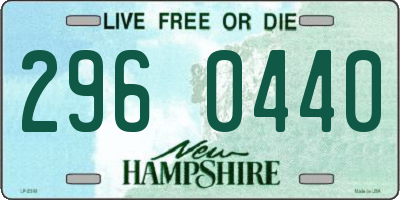 NH license plate 2960440