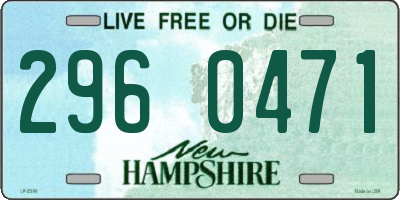 NH license plate 2960471