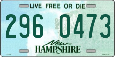 NH license plate 2960473