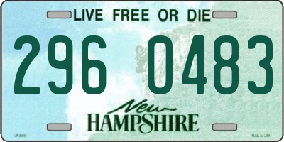 NH license plate 2960483