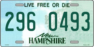 NH license plate 2960493