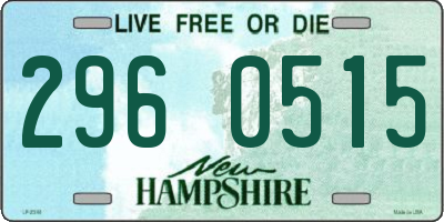 NH license plate 2960515