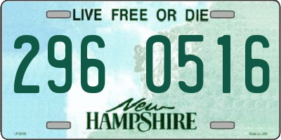 NH license plate 2960516