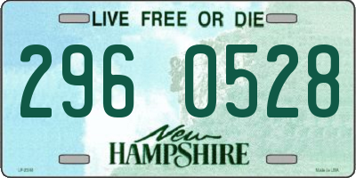 NH license plate 2960528