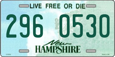 NH license plate 2960530