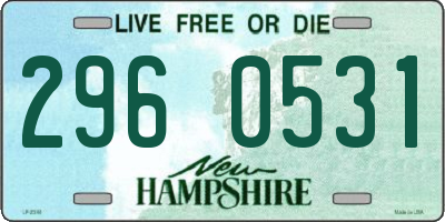 NH license plate 2960531