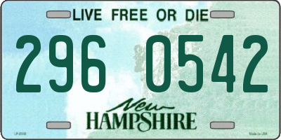 NH license plate 2960542