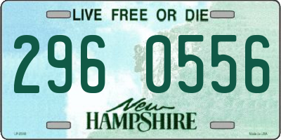 NH license plate 2960556