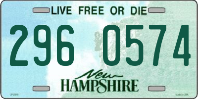 NH license plate 2960574