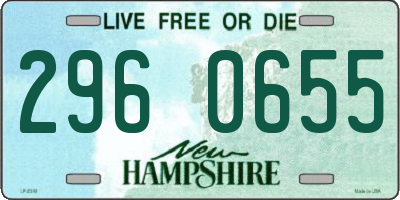 NH license plate 2960655