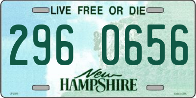 NH license plate 2960656