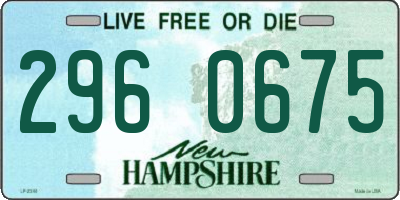 NH license plate 2960675