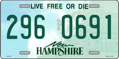 NH license plate 2960691