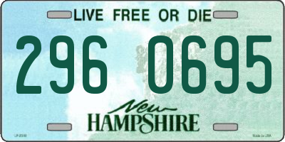 NH license plate 2960695