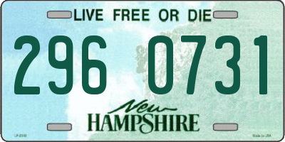 NH license plate 2960731