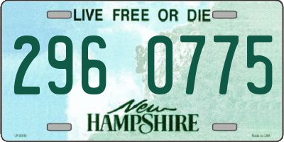 NH license plate 2960775