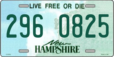 NH license plate 2960825