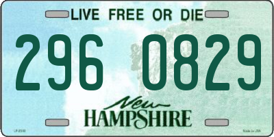 NH license plate 2960829