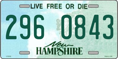 NH license plate 2960843