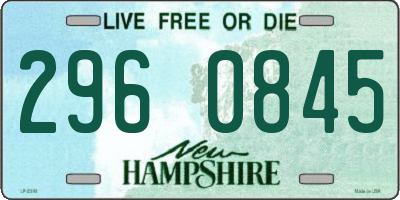 NH license plate 2960845
