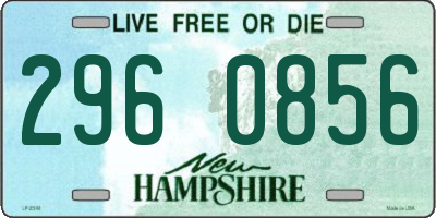 NH license plate 2960856