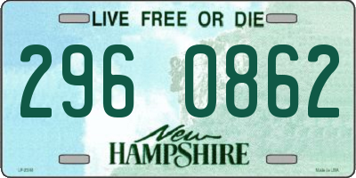 NH license plate 2960862