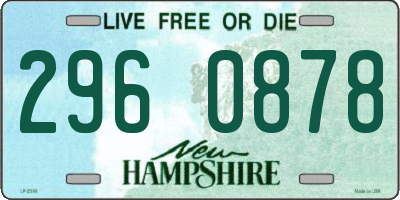 NH license plate 2960878