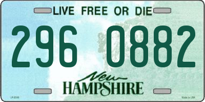 NH license plate 2960882