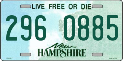 NH license plate 2960885