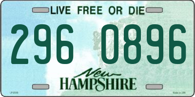 NH license plate 2960896
