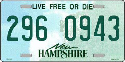 NH license plate 2960943