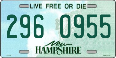 NH license plate 2960955