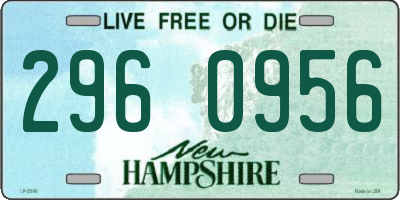 NH license plate 2960956