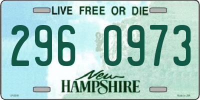 NH license plate 2960973