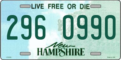 NH license plate 2960990