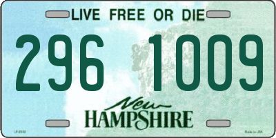 NH license plate 2961009