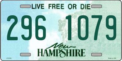 NH license plate 2961079