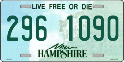 NH license plate 2961090