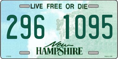 NH license plate 2961095