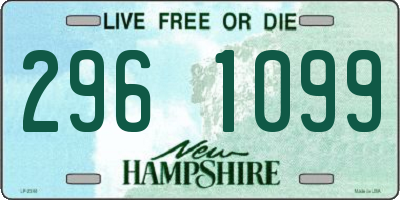 NH license plate 2961099