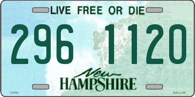 NH license plate 2961120
