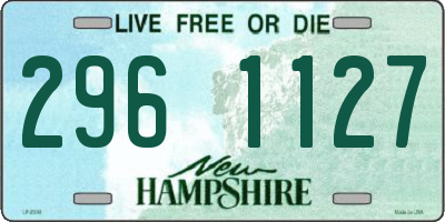 NH license plate 2961127