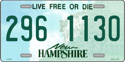NH license plate 2961130