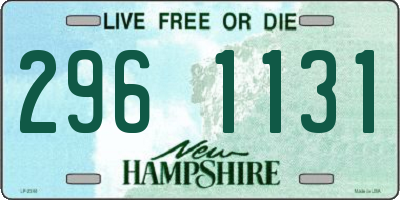 NH license plate 2961131