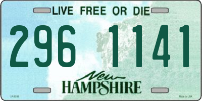 NH license plate 2961141