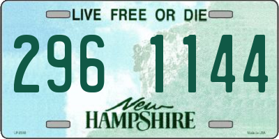 NH license plate 2961144
