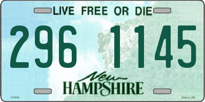 NH license plate 2961145