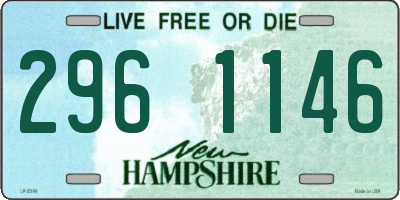 NH license plate 2961146