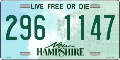 NH license plate 2961147